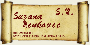Suzana Menković vizit kartica